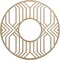 Ekena Millwork Empire Wood Fretwork Pierced Ceiling Medallion, Hickory, 38"OD x 13 7/8"ID x 3/8"T CMWP38X38X0375EPHI - alternate 1